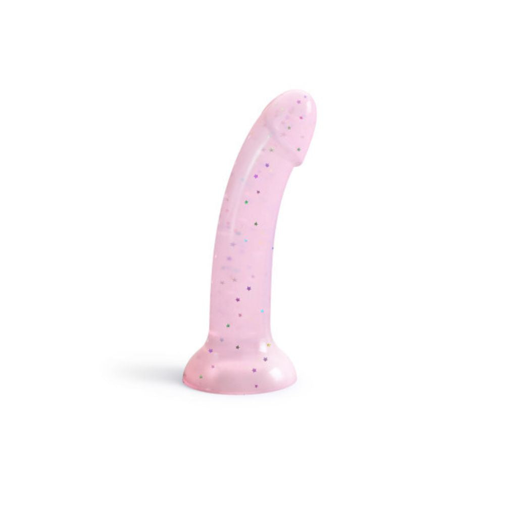 DilDolls in Starlight standing upright on its suction cup base