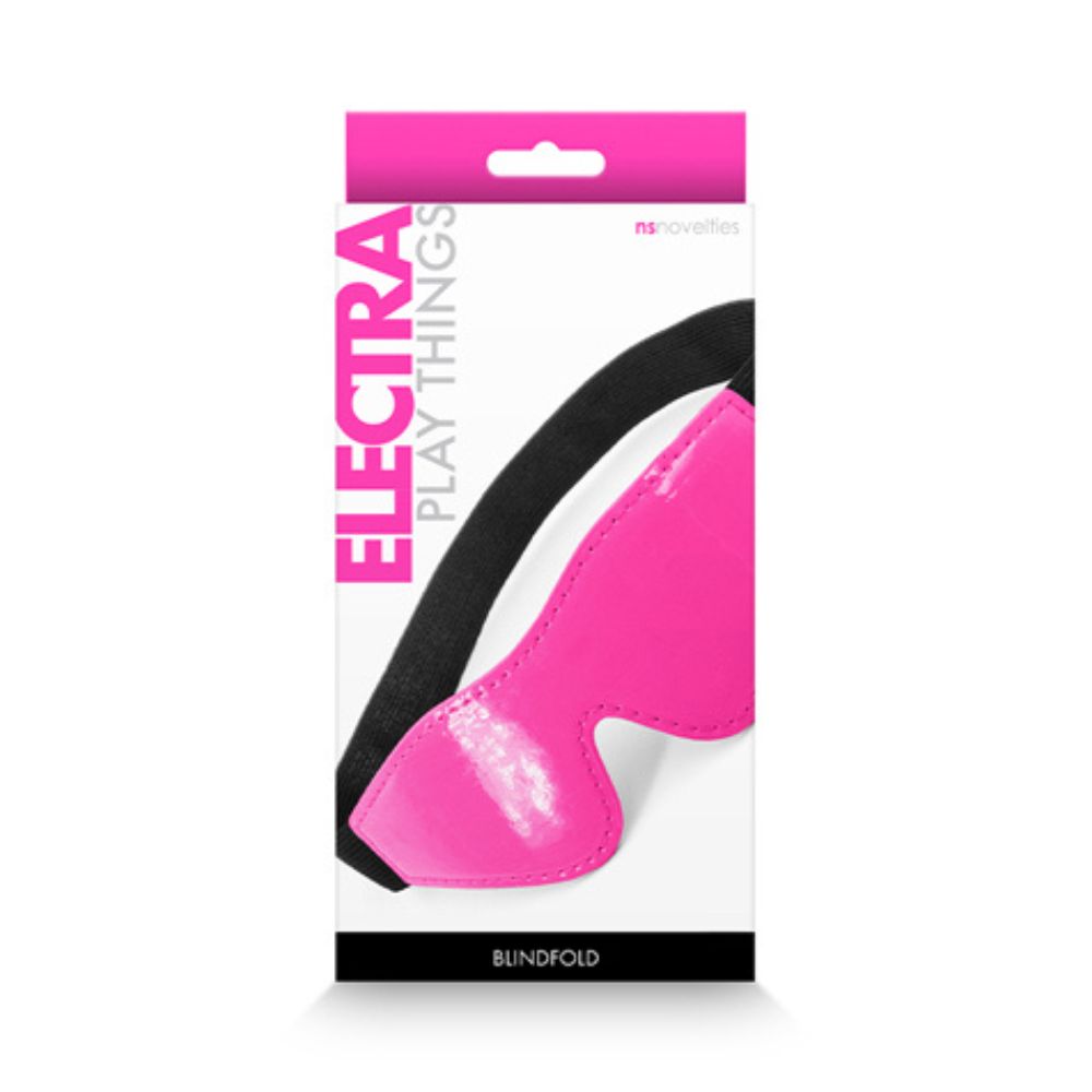 Packaging for the pink Electra Blindfold