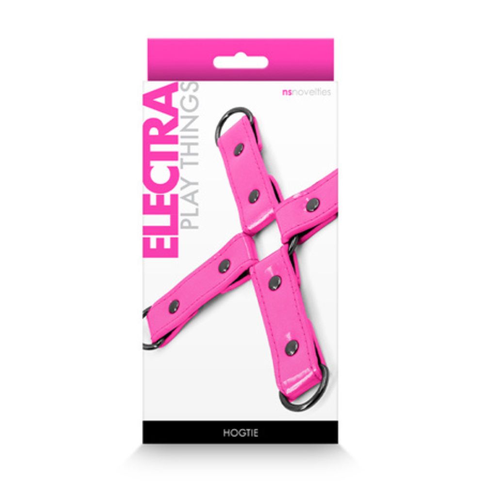 Packaging for the pink Electra Hog Tie