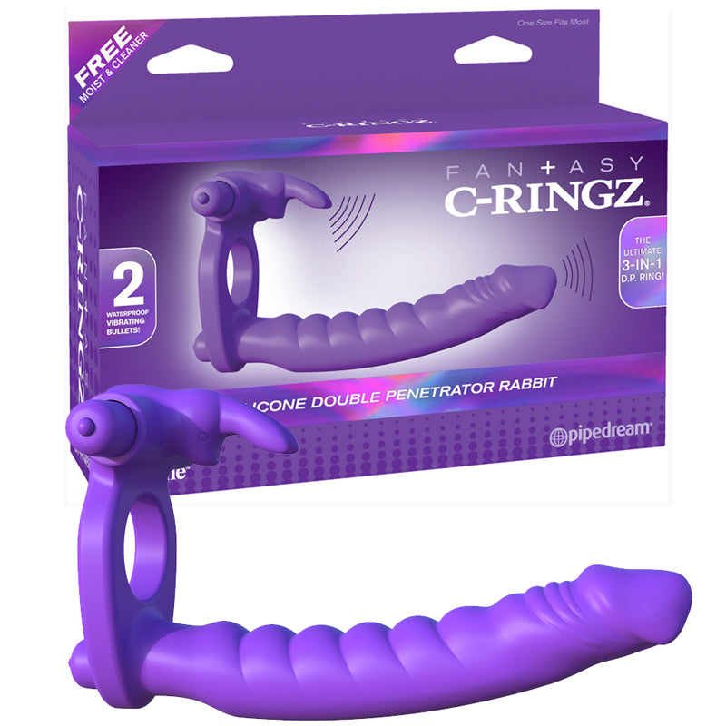 FCR Silicone Double Penetrator Rabbit-