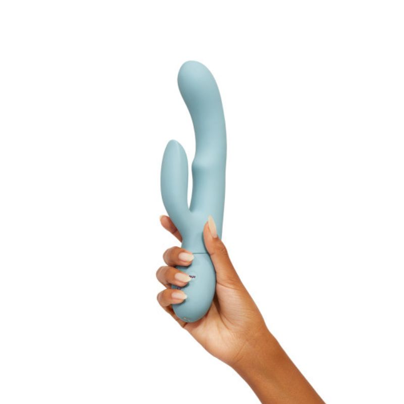 Femme Funn Balai in light blue being held in hand
