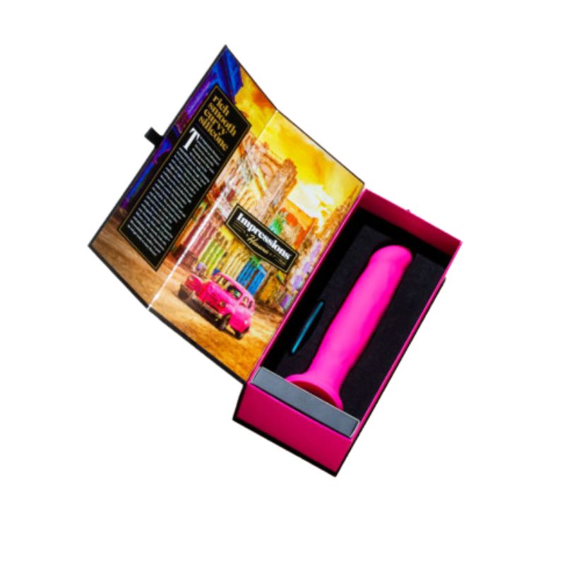 Impressions Havana Pink inside the open box it comes in