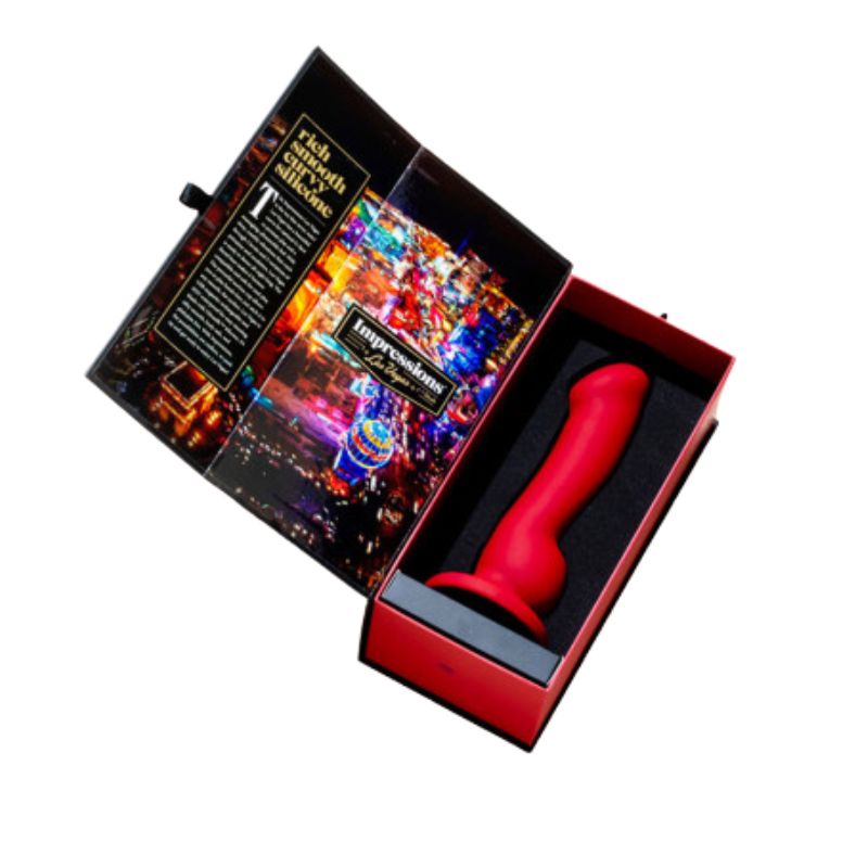 Impressions Las Vegas Crimson inside the open box it comes in