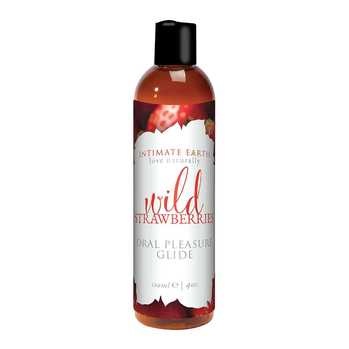 Intimate Earth Flavored Strawberry-4oz-