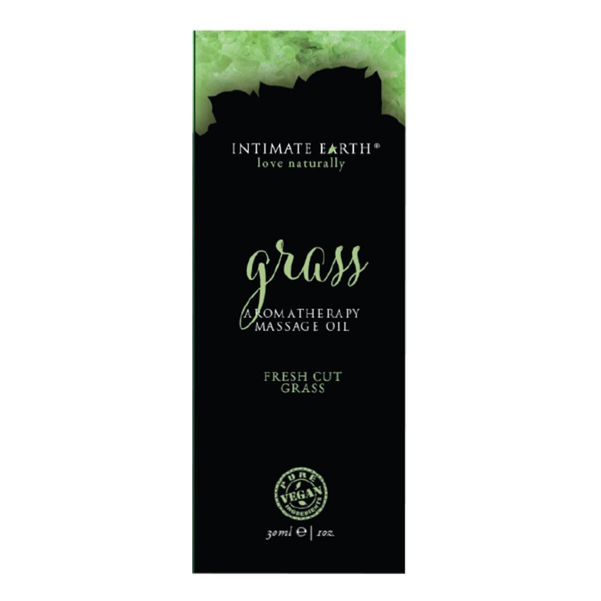 Intimate Earth Massage Oil-Grass 1oz-