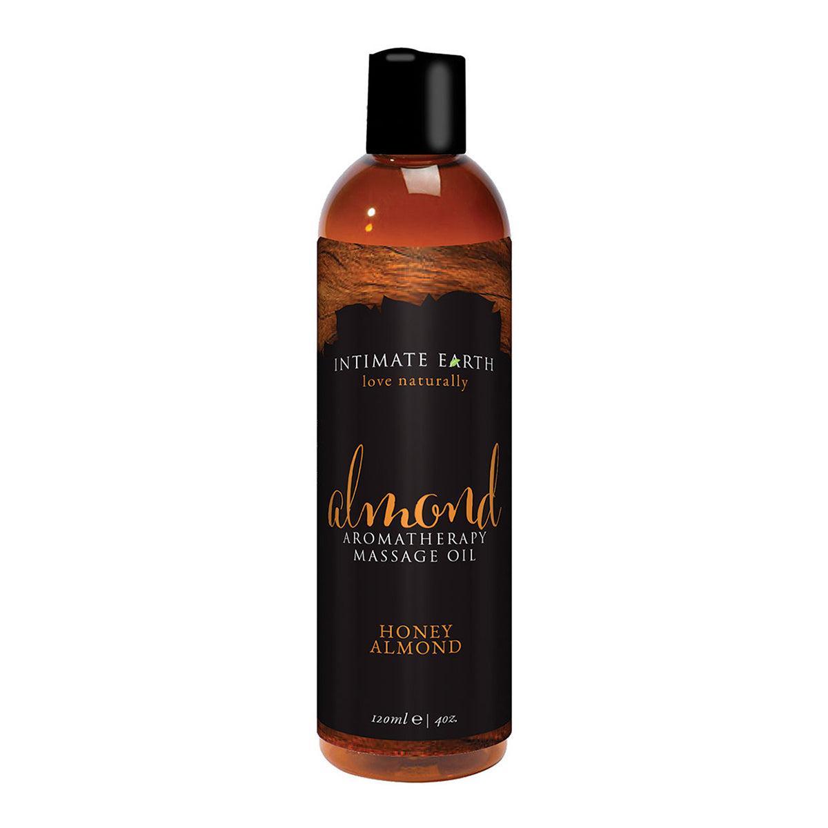 Intimate Earth Massage Oil-Honey Almond 4oz-