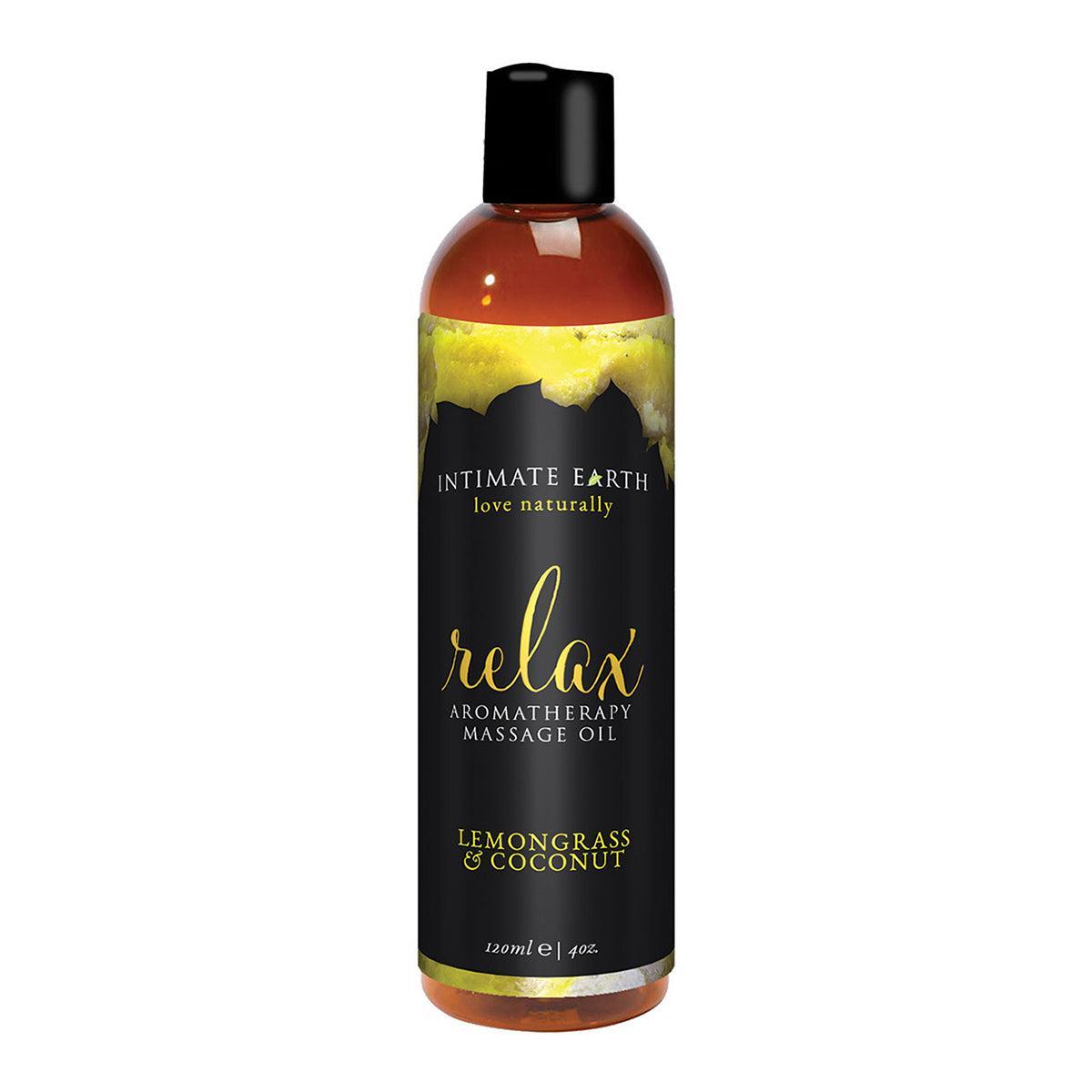 Intimate Earth Massage Oil-Relax 4 oz-