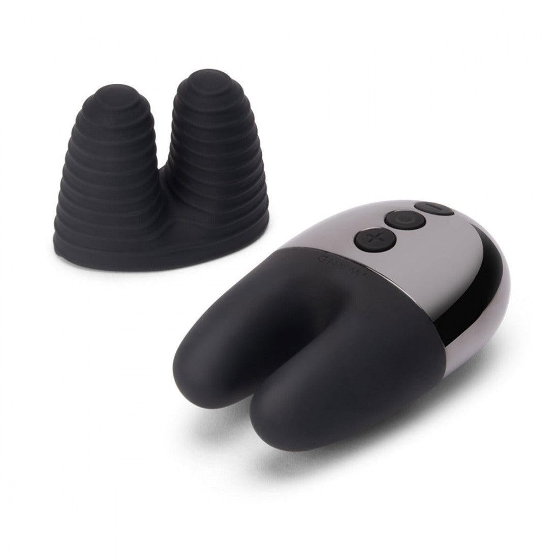 Le Wand Chrome Double Vibe-Black-
