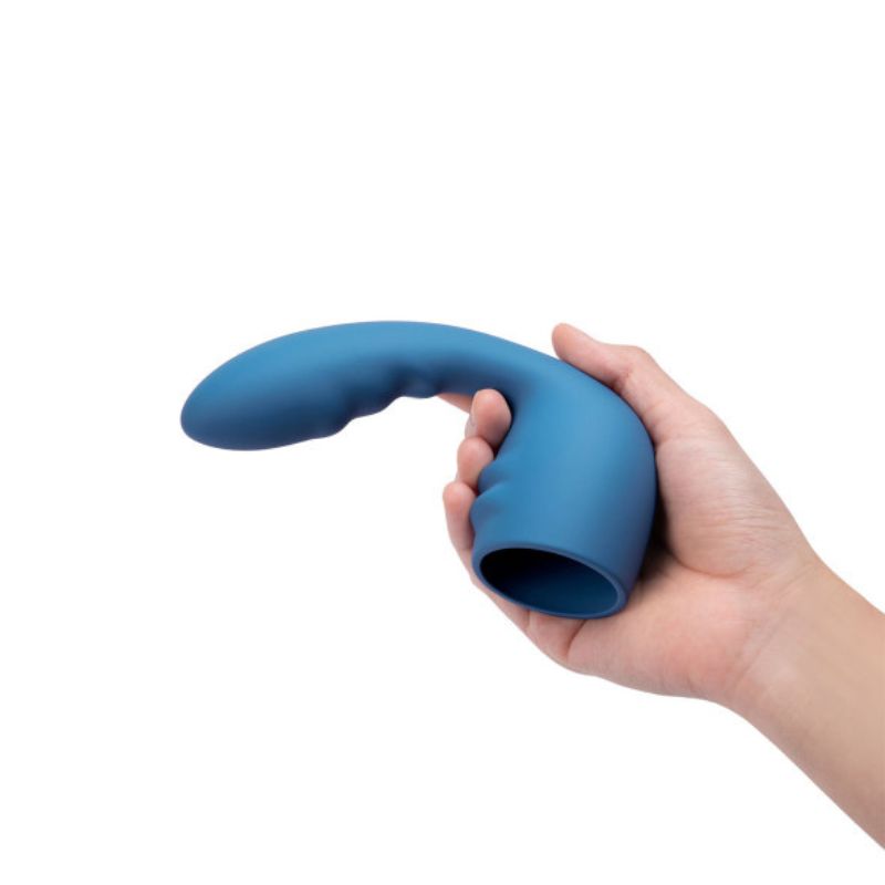 Le Wand Petite Flexi Attachment held in hand