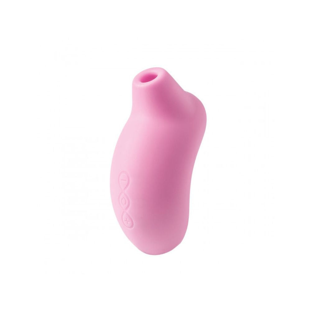 Pink Lelo Sona standing upright on base