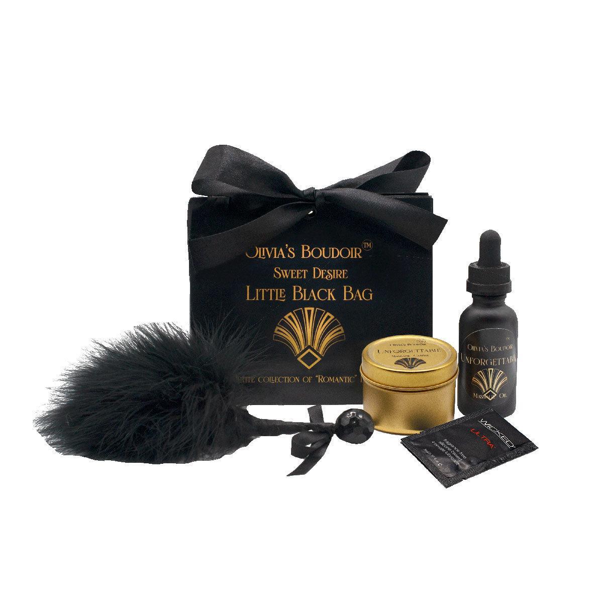 Olivia's Boudoir Black Bag-Sweet Desire-