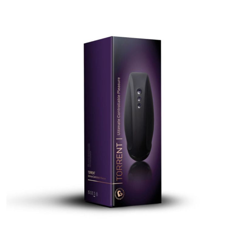 The box that the Rocks Off Torrent Stroker comes in standing upright
