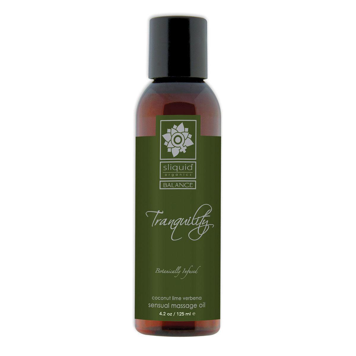 Sliquid Organics Massage Oil Tranquility-4.2 oz-