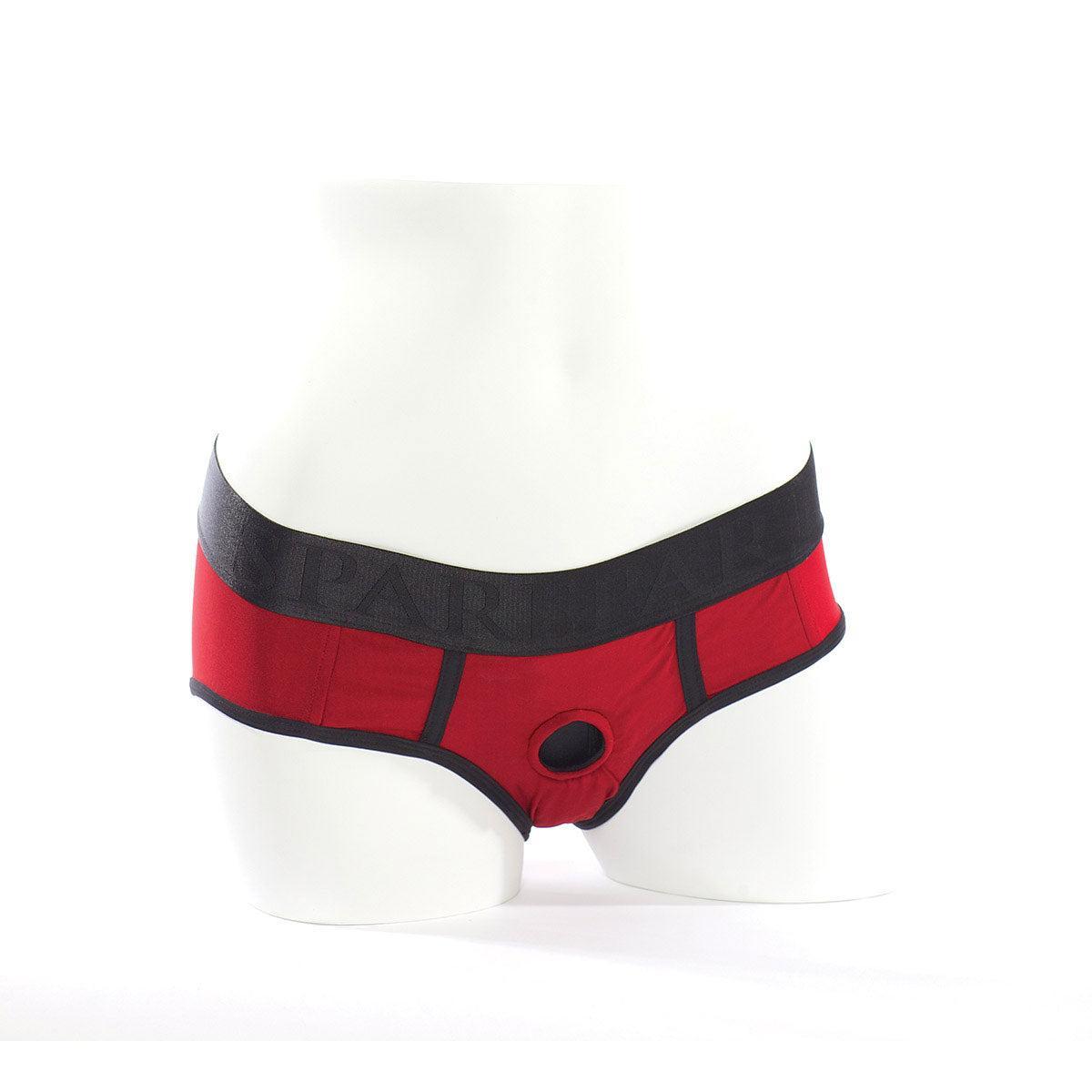 SpareParts Tomboi Harness Red/Black Nylon-3X-