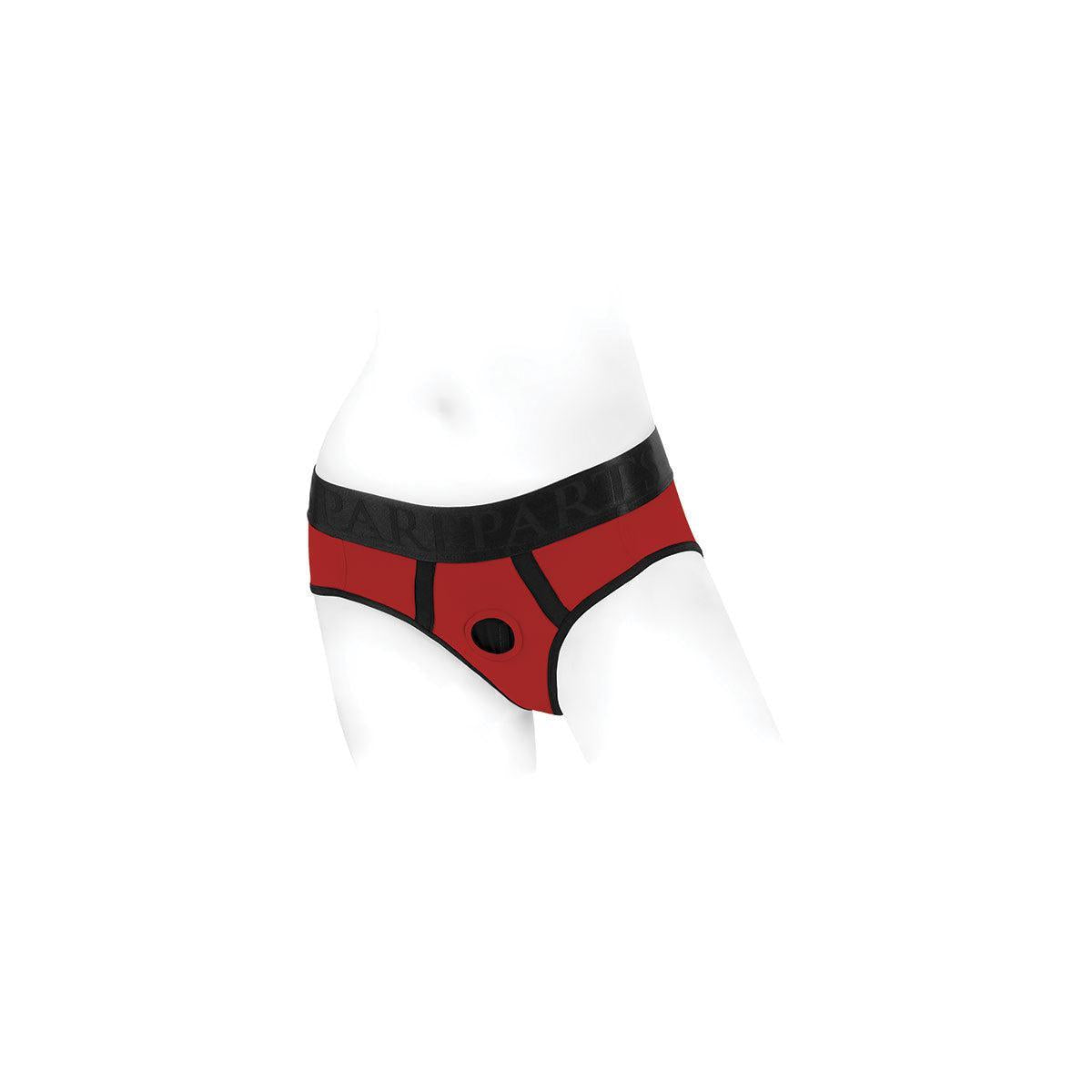 SpareParts Tomboi Harness Red/Black Nylon-XXS-