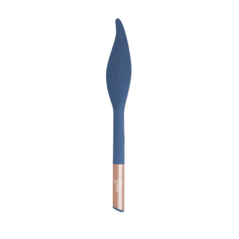 The Feather by Deia standing upright with the leaf pointing upwards